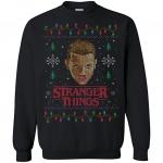 Stranger Things Bleeding Eleven Ugly Christmas Sweater