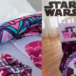 best-star-wars-girls-4-piece-bedding-set-reversible-comforter-and-sheets