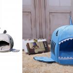 funny-dog-cat-gift-ideas-pet-bed-kamier-shark-round-washable-soft-cotton-dog-cat-pet-bed