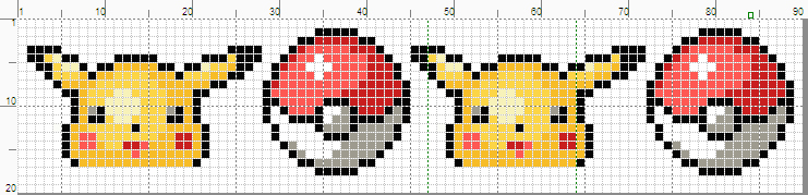 10-free-geeky-cross-stitch-pikachu-and-pokeballs-banner-pattern