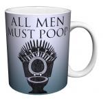 Game of Thrones All Men Must Poop Coffee Mug