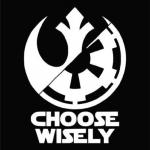 Star Wars Choose Wisely Car Decal