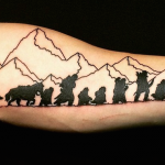 The Fellowship of the Ring Tattoo