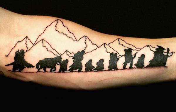 The Fellowship of the Ring Tattoo