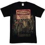 The Walking Dead Warning Sign T-Shirt