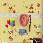 Winnie the Pooh Balloons Wall Decal