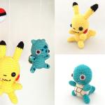 Pokemon Crochet Nursery Mobile
