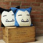 Classic Blue and Black Snorlax Pillow