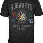 best 2017 harry potter shirts Harry Potter Updated Hogwarts Crest Mens Tee