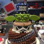 Star Wars tiered cake