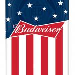 Danby DAR033A1BBUD2 Budweiser 3.3 cu.ft All Refrigerator, Red/White/Blue with Black Cabinet
