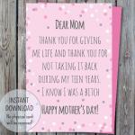 thank you mom Digital mother’s day card