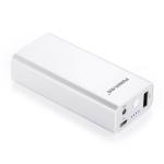 Poweradd Pilot X1 5200mAh Portable Charger Power Bank, Constructed with Premium LG Battery Cells – White