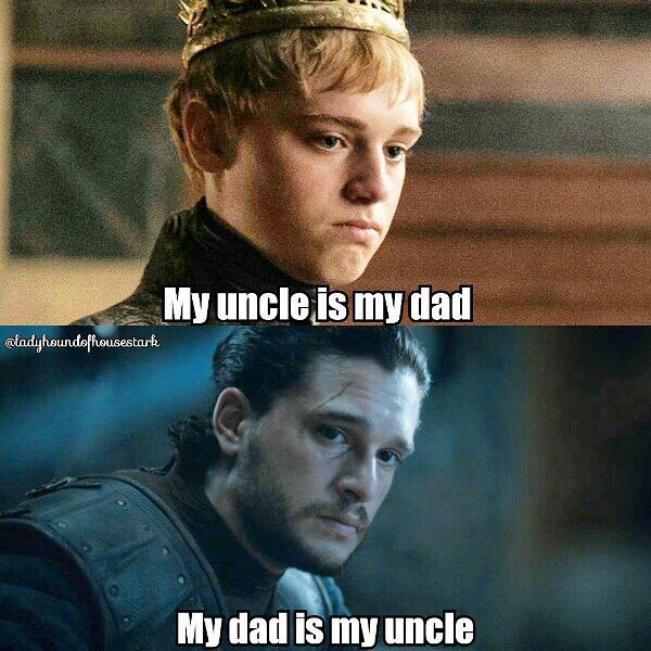 Uncles & Dads in Game of Thrones