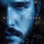 Game of Thrones Jon Snow Winter is Here Poster