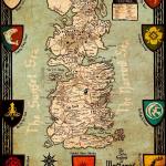 Game of Thrones Map Poster