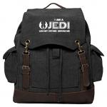 Star Wars Quote Luke Skywalker Rucksack Backpack with Leather Straps