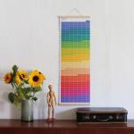 rainbow wall calendar