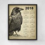 raven calendar 2018