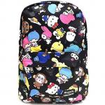 Hello Kitty Friends Colorful Canvas School Kids Backpack