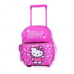Sanrio Hello Kitty Rolling Backpack Kitty Wheeled 12 Backpack Pink