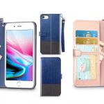 best PU Leather Flip Wallet Cover For iPhone 8
