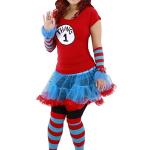 elope Dr. Seuss Thing 1 and Thing 2 Adult Tutu Costume
