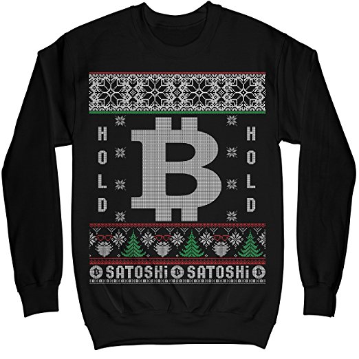Ho Ho HODL Bitcoin Ugly Christmas Sweater
