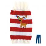 Happy Reindeer Ugly Christmas Sweater for Dogs