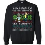 Rick and Morty Get Schwifty Ugly Christmas Sweater
