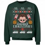 Stranger Things Eleven Days of Christmas Sweater
