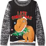 Dinosaur Ate Christmas Ugly Sweater
