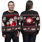 Rick and Morty Happy Human Holiday Knit Sweater