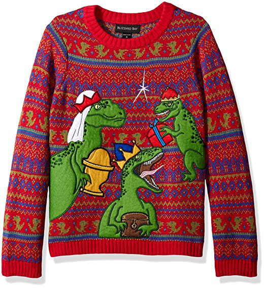 Three Wise Raptors Ugly Christmas Sweaters