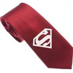 Uyoung Superman Pattern Multi-colored Men’s Woven 2.5″ Skinny Tie