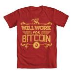 Will Work For Bitcoin Mens