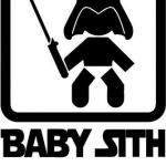 Baby Sith On Board Star Wars Funny Decal Sticker Car Motorcycle Truck Bumper Window Laptop Wall Décor Size