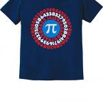 Pi Day Superhero Captain Pi Gift for Math Geeks Toddler Infant Kids T-Shirt