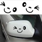 Yonger 2 X Cute Smile Face 3D Decal Sticker