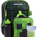 Minecraft Creeper 5 Piece Backpack Set