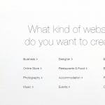 Wix type of website to create