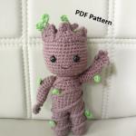 Baby Groot Crochet Doll Pattern