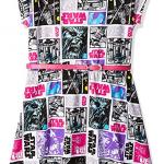 Colorful Star Wars dress with belt for kids