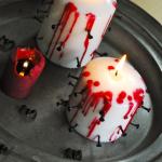 DIY Tortured Candles for Halloween Decorations