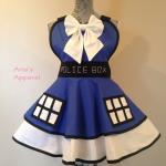 Doctor Who Tardis Halloween costume apron