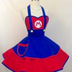 Super Mario halloween costume apron 2