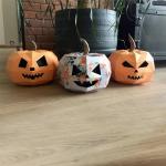DIY Halloween Pumpkins Papercraft Sculpture