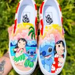 Lilo and Stitch handpainted Shoes