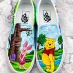 Winnie The Pooh Handpainted Shoes