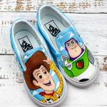 Woody and Buzz Lightyear Toy Story Handpainted Shoes
